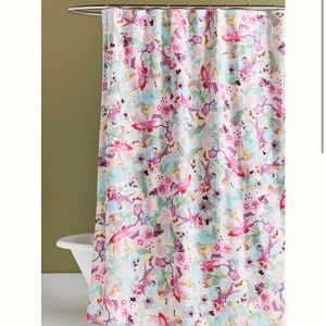 Anthropologie Caroline Organic Cotton Shower Curtain